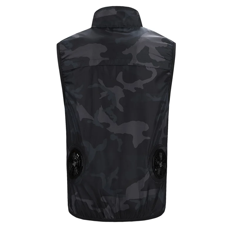 

Smart Air Conditioning Clothes Sun-resistant Wind Shield Coat Charging Camouflage Summer Cooling Refrigeration Fan Waistcoat
