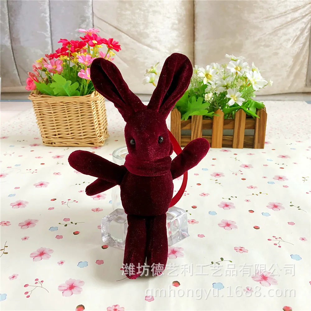Замшевые плюшевые игрушки Xuyuan кролик кулон кролик креативный кролик кулон замша Xuyuan кролик