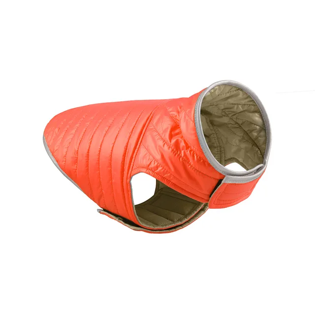 Double-Sided Waterproof Puppy Jacket Winter Pet Dog Warm Clothes Vest Coat For Medium Dogs Reflective Clothing Pet Outfit XS-XXL ORANGE BROWN