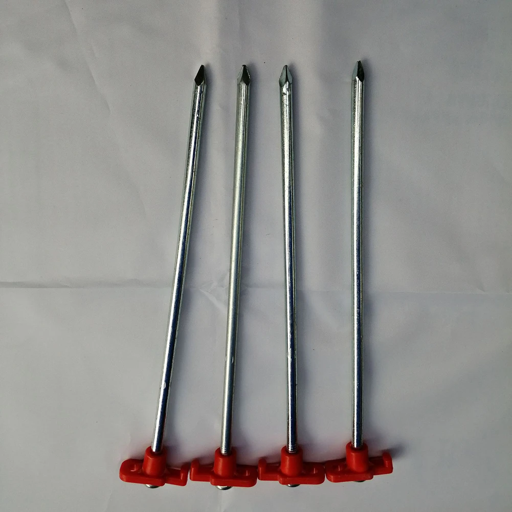 10 Pcs/pack Ground Durable Rustproof Canopy Stakes Galvanized Nails Hiking Beach Outdoor Camping Awning Fixing Tent Pegs Picnic