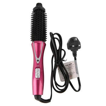 

Electric Hair Folding Hair Curler Combs Multi-function Curling Brush Portable Hair Dressing Hair Styling Care Tool UK Plug