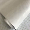 White 3D Carbon Fiber Car Wrap Vinyl Roll With Air Release Film Sticker Size 10/20/30/40/50x152cm ► Photo 1/6