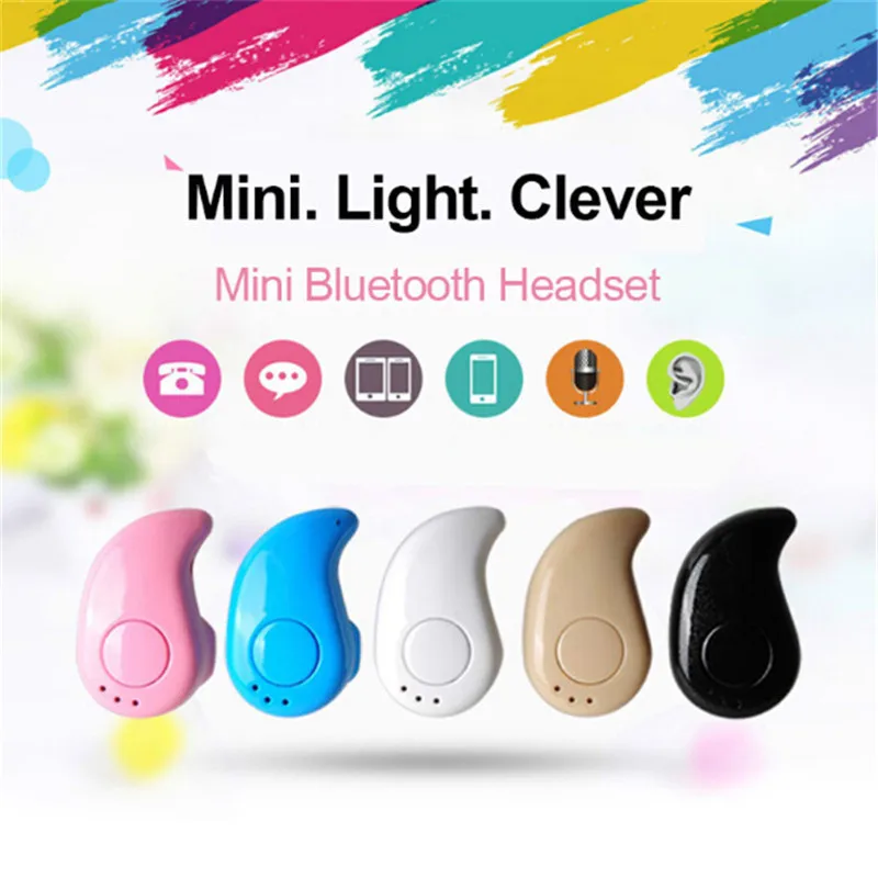 S530 Mini Wireless Bluetooth Earphone in Ear Sport with Mic Handsfree Headset Earbuds For Samsung Huawei Xiaomi Iphone Android