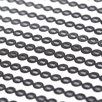 

Fragile Warranty Sticker Shall Be Null Void The Warranty Black Round Stickers 0.25cm 1000pcs