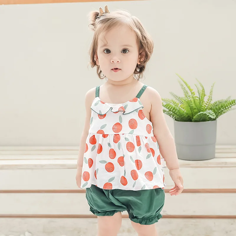 

Baby Summer Wear WOMEN'S Suit 2019 New Style 0-1-Year-Old CHILDREN'S Western Style 2 Small CHILDREN'S Fashion Clothing 3 Infant