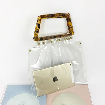 

Fashion Casual Classic Transparent Jelly Bag Girls Handbag