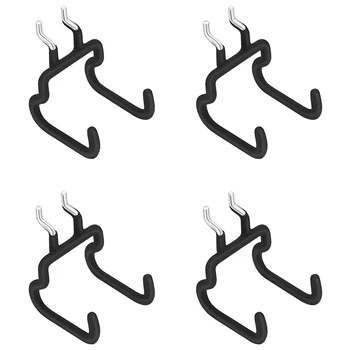

4 Pieces Pegboard Drill Holder , Pegboard Hooks Pegboard Organization Accessory Flat Double Utility Hook
