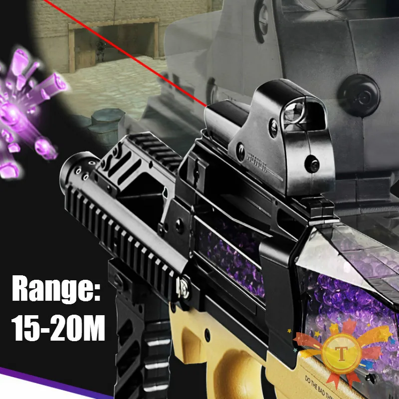 Электрический P90 граффити издание игрушечный пистолет живой CS штурмовой Бекас моделирование оружие открытый мягкая вода пуля пистолет игрушки для мальчиков Дети