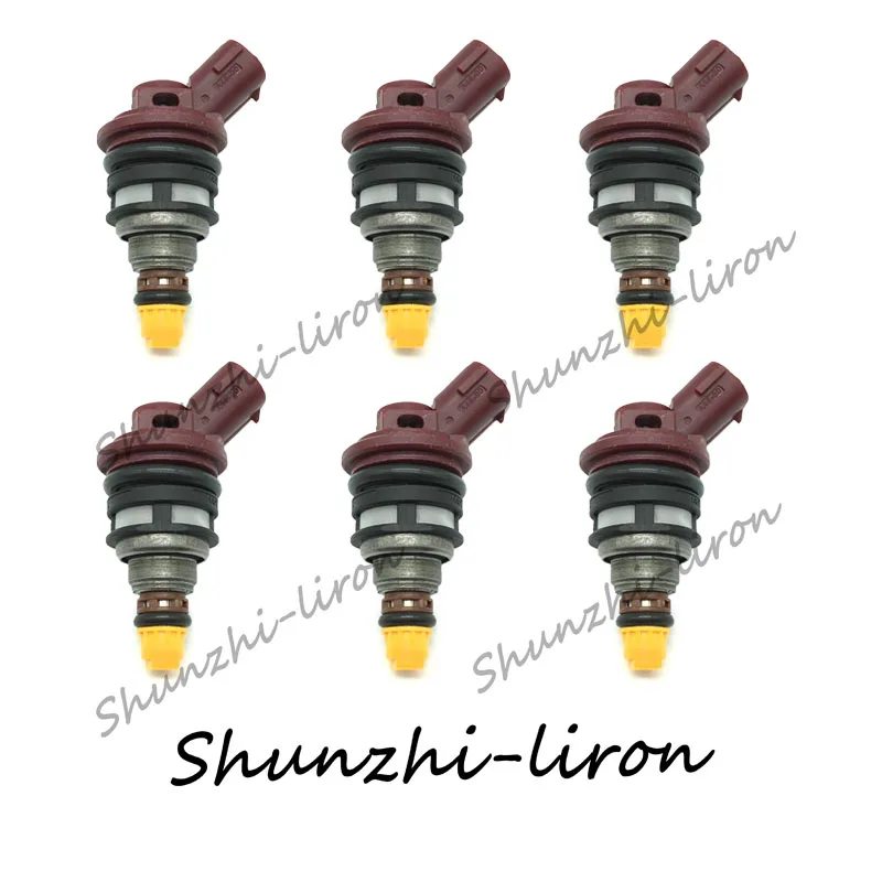 6 шт. Топливные форсунки для 1000CC большой поток воздуха Subaru WRX STI MY99 EJ20 E85 EJ25 производство продукции уже существующих марок: 166U1-SB100 166U1SB100