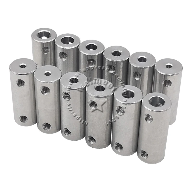 2mm-6mm Shaft Rigid Coupling Coupler Motor Connector Sleeve Bushing for Car Ship Model shaft coupler shaft connector rigid shaft coupler