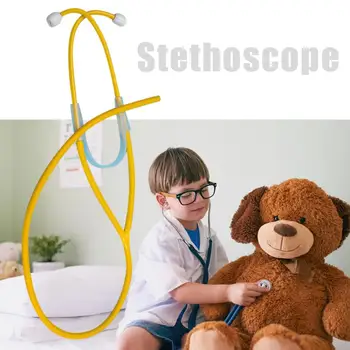 

Funny DIY Homemade Stethoscope Kindergarten Student Science Experiment Teaching Pretend Playing Toys Random Color