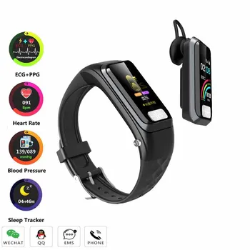 

Multi-function Smart Watch Waterproof Heart Rate Detector Call Reminder Support ECG Multi-language Version Sports Pedometer