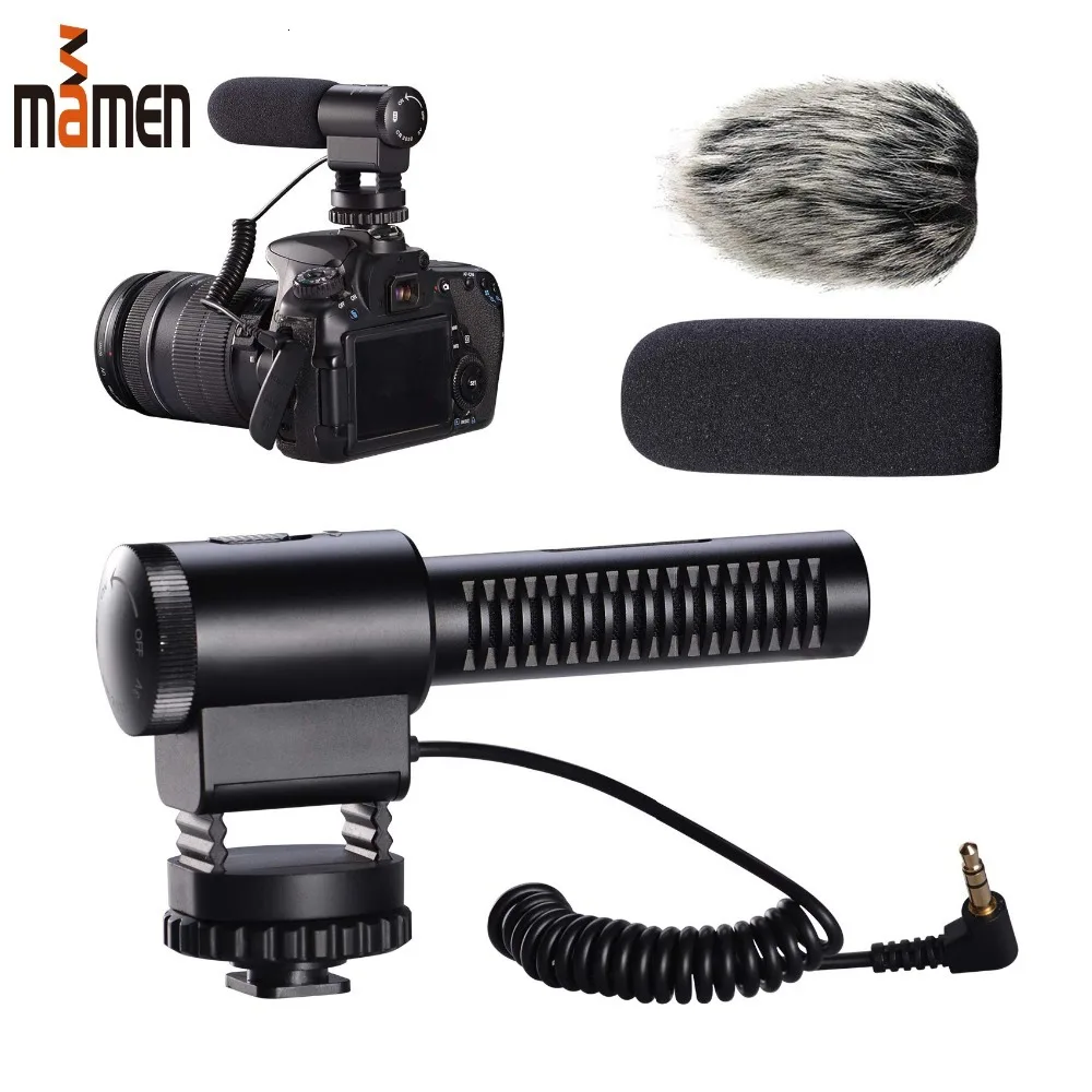 

Video Microphone Unidirectional On-Camera Microphone for DSLR Cameras and Phones Directional Cardioid iPhone Video Microphone