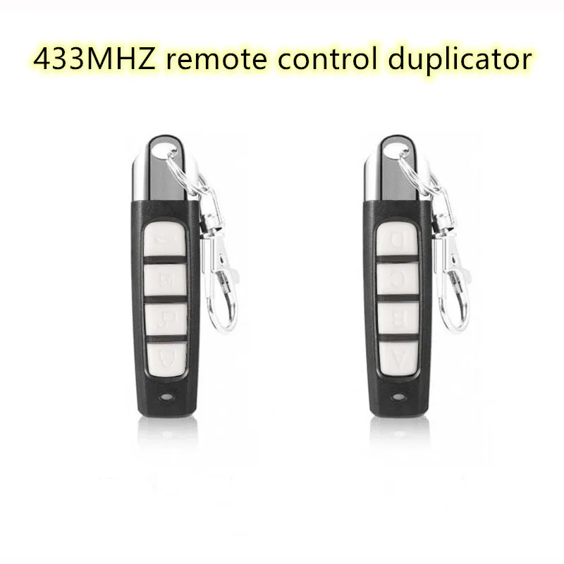 Mando a distancia clon para puerta de garaje, transmisor inalámbrico de 433MHZ, 4 botones, controlador de copias eléctricas, llave de bloqueo antirrobo, 1 Uds.