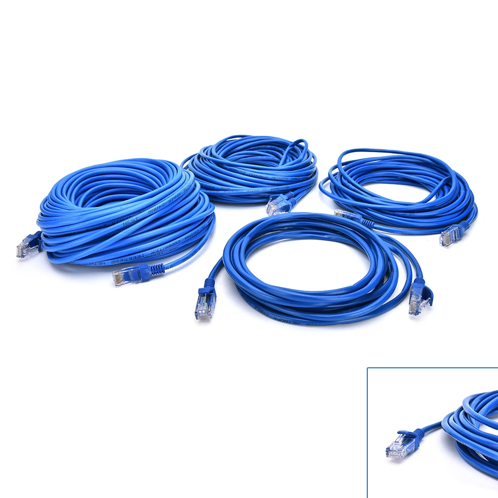 

5M 10M RJ45 Ethernet Cable for Cat5e Cat5 Internet Network Patch LAN Cable Cord for PC Computer