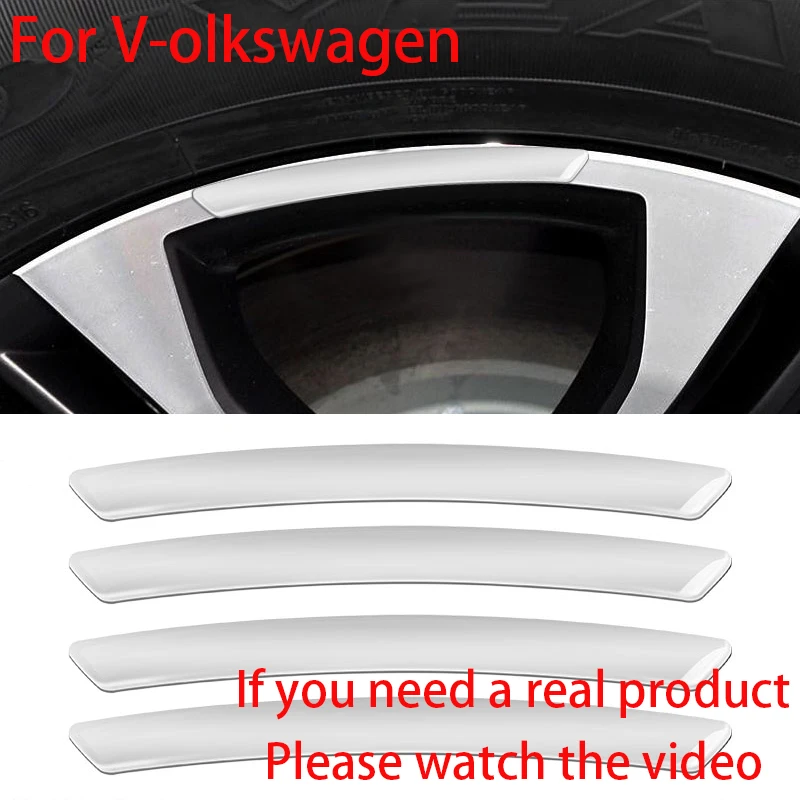 4 шт. наклейки на автомобильные диски для Volkswagen VW CC T-ROC Golf 5 6 7 Sharan 7N Passat B5 B7 MK Tiguan |