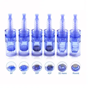 

10/20/50pcs Bayonet 9/12/34/26/42 pin/ Nano Cartridges For Microblading Tattoo Needles micro Needle Tip