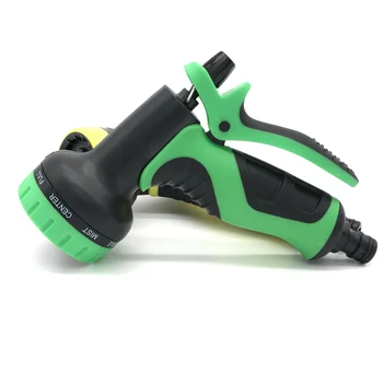 

Water Gun Garden Hose Nozzle Water Jet Nozzle Adjustable 9 Patterns Watering Gun Car Wash Spray Gun