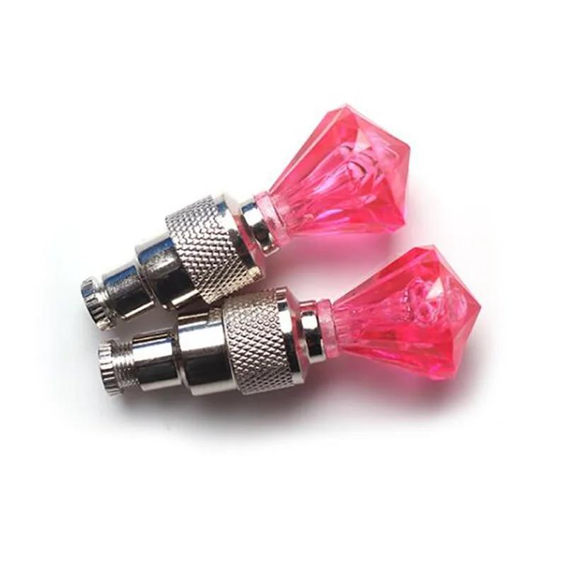 New 1pc Bicycle Light Mountain Bike Bicycle Lighting LEDS Tire Valve Caps Wheel Spokes LED Light