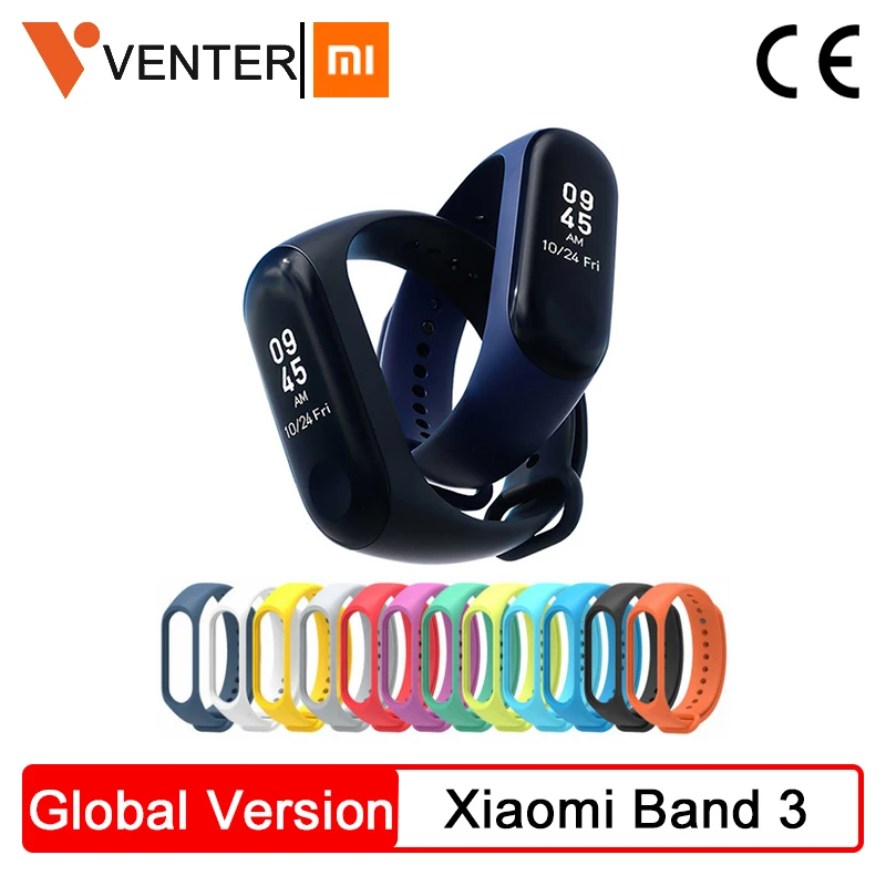 Глобальная версия Xiaomi Mi Band 3 умный фитнес трекер с Bluetooth и OLED экраном