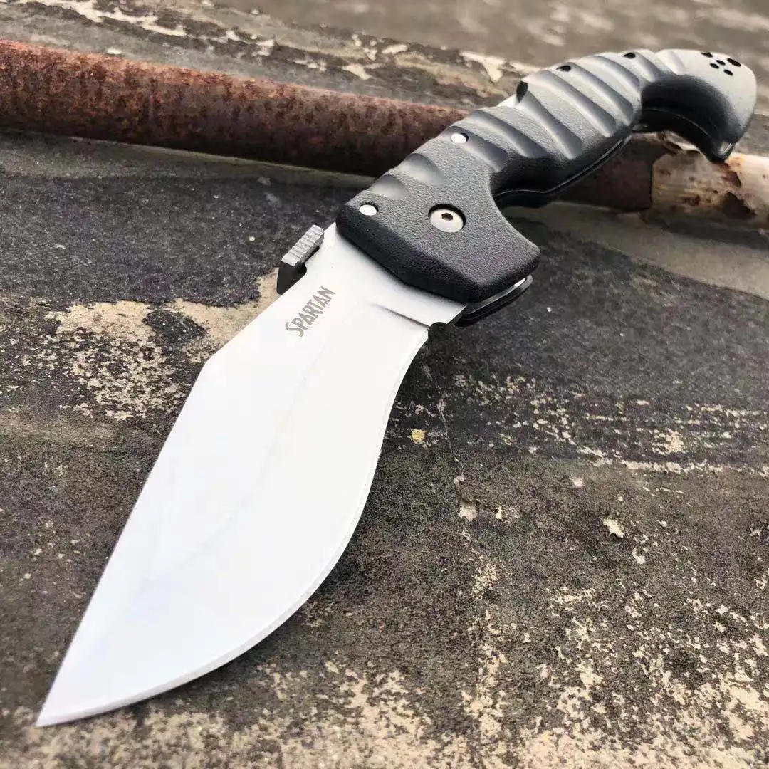 Холодный Сталь Спартанский складной копис Ножи 4 5 &quotяпонский AUS 10A состаренные