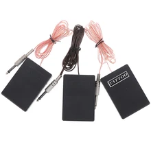 1 шт., черная пластиковая педаль для татуировки, компактный Противоскользящий Педальный инструмент для татуировки, аксессуары для татуировки