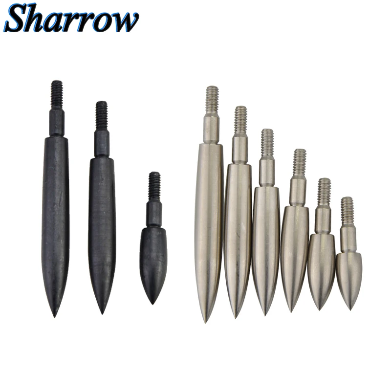 

6pcs Archery Arrowhead Arrow Points Tips 100 150 200 250 300Grain Broadheads Carbon Shaft Hunting Shotting Arrow Accessory