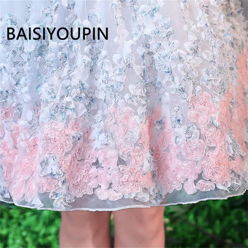 Бальное платье; Платья с цветочным узором для девочек; Robe de Soiree; платье для свадебной вечеринки; реальные фотографии; элегантное