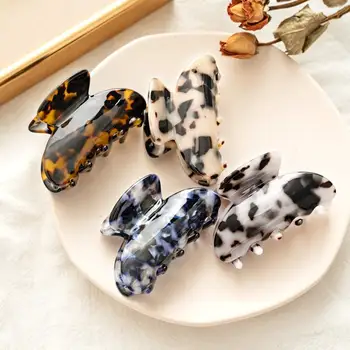 

New Women's Girl Claw Hair Clip, 2.6 Inch Tortoise Hair Clip Acrylic Hair Clip Medium