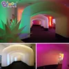 Portable 3x4x3 Meters Arched White Inflatable Lighting Tunnel Tent For Event/Party - BG-T0030 1