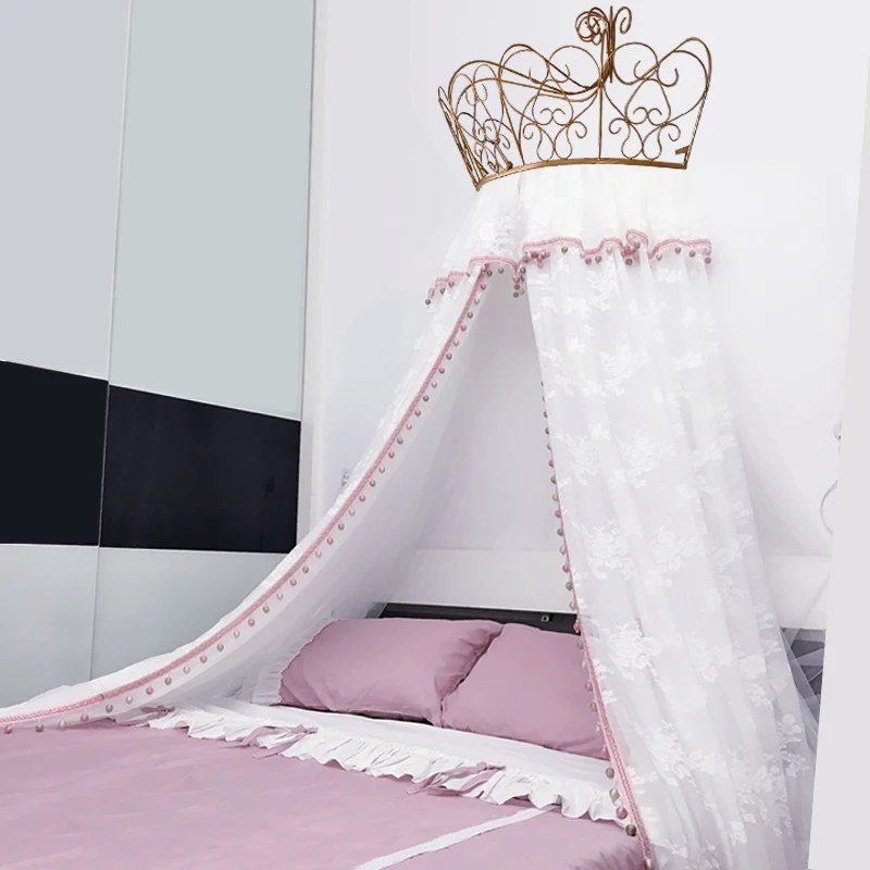 Princess Crown Mosquito Net Bed Curtain Girl Children Room Decor