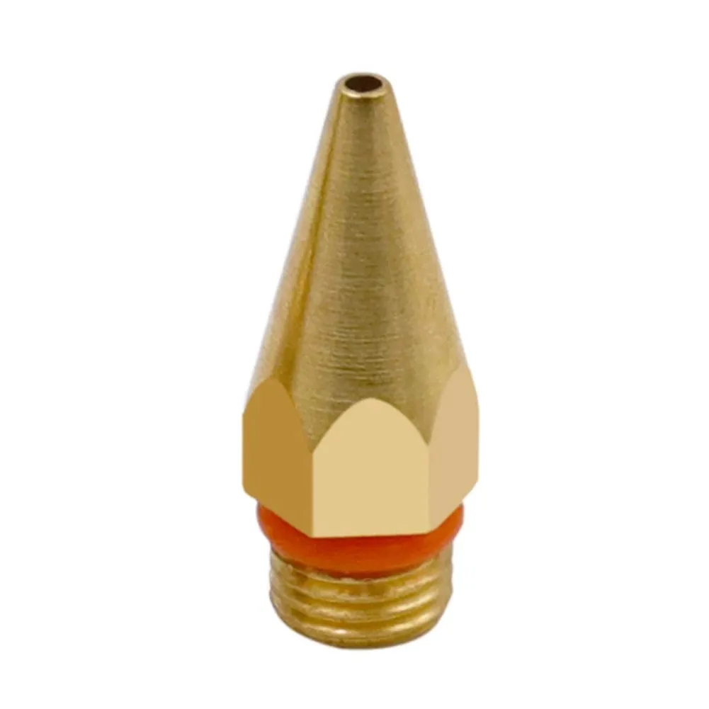 cht nozzle ender7 v6 mk8 volcano brass nozzles non stick filament high flow 0 4 0 6 0 8mm for ender3 cr10 voron prusa i3 hotend New High Quality Glue Stick Nozzle Nozzle Pure 2.0*34mm 3.0*50mm Gold 11mm Thread Diameter High Quality Copper