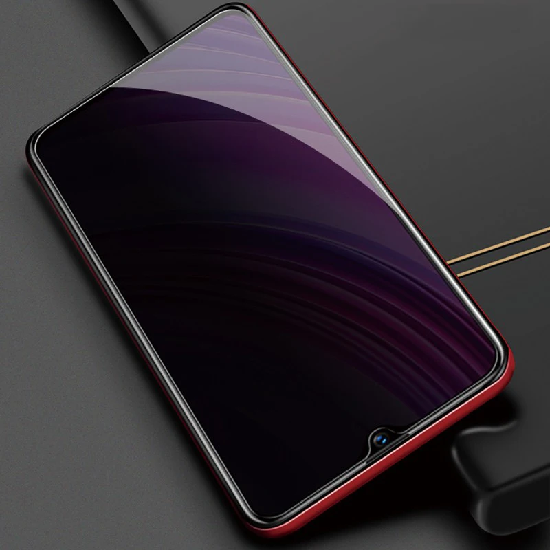 Анти-конфиденциальный синий светильник из закаленного стекла для OPPO Realme X Lite X Pro Q2 Pro 3 Анти-шпион Blue Ray Защитная пленка для экрана полное покрытие