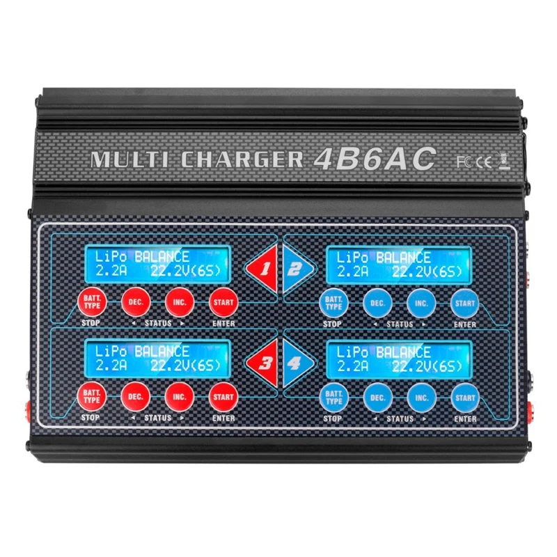 4B6AC 80 Вт 6A баланс RC зарядное устройство Профессиональный Многоцелевой Dis зарядное устройство для LiPo LiHv LiFe Liion NiCD NiMH PB батарея EU штекер