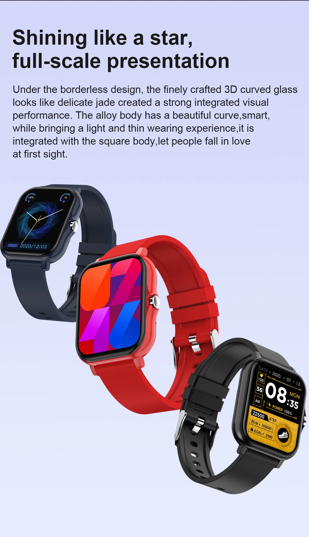 Inteligente watchfitness trackerblood pressuresmartatcheswaterproof monitorbluetooth freqüência cardíaca