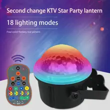 

Sound Activated Rotating Disco Ball DJ Star Party Light 6W DC5V LED Stage Light For Christmas Wedding Sound Party Night Lights