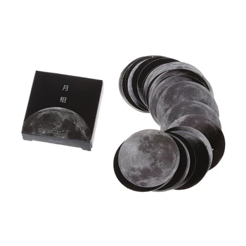 

Phase Of The Moon Planet Scrapbooking Sticker Stationery School Office Supplies