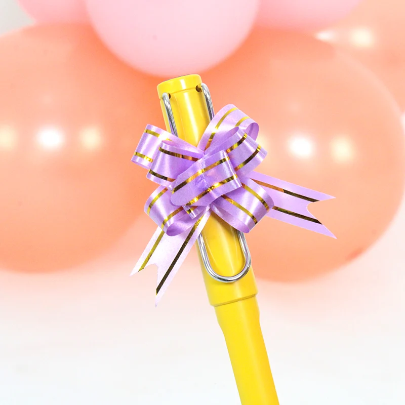 小号金边拉花浅紫S bow QZ