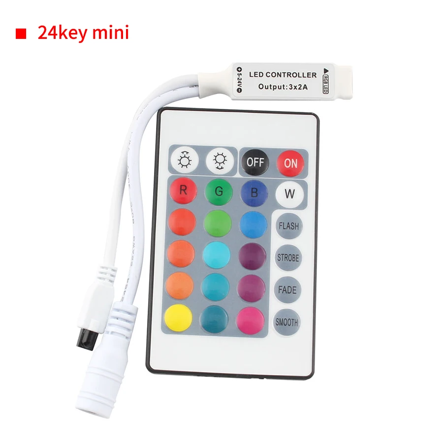 DC 12V 24V RGB светодиодный контроллер полосы 2835 5050 Светодиодный светильник Reomter RGB RF ИК светодиодный дистанционного управления для светодиодный полосы лампы светильники