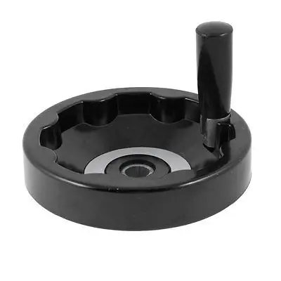 

Folding Revolving Handle 16mm x 150mm Hand Wheel Black for Lathe Grinders