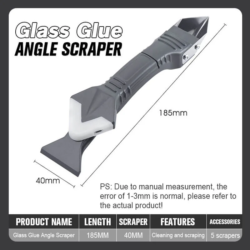 Scraper Tool Set Glass Scraper 5PCS 3 In1