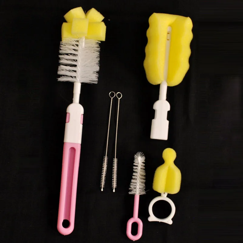 

Yu hang Bottle Brush Six Pieces Set Insulated Glass Brush Cup Cleaning Brush Teat Brush