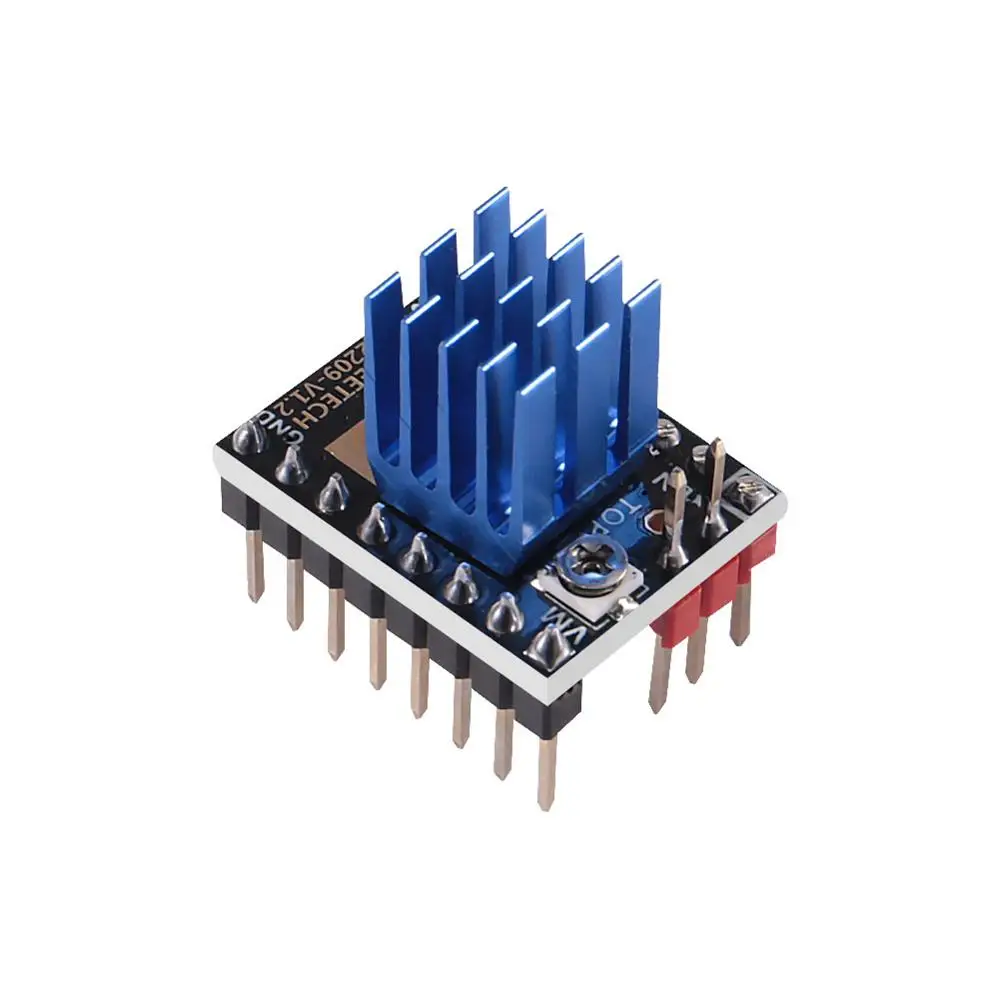 Драйвер шагового двигателя TMC2209 V1.2 TMC2208 UART 2.8A запчасти для 3D принтера TMC2130 TMC5160 SKR