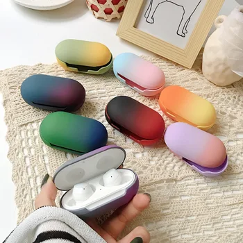 

Gradient Case For Samsung Galaxy Buds Plus Charging Bags Protective Accessories Colorful Matte Hard Cover For Galaxy Buds Plus