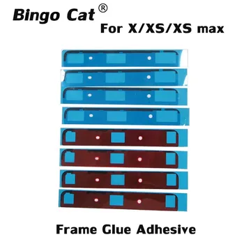 

10pcs Frame Bezel Glue Adhesive Sticker for iPhone X XS MAX 5.8/6.5 inch Original Middle Bezel Glass Frame LCD Replacement