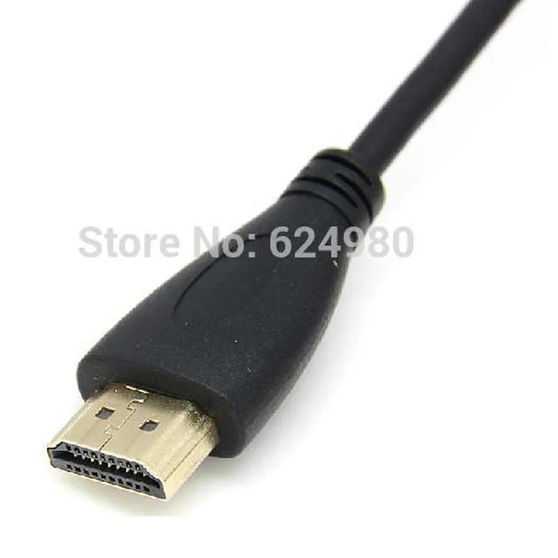Высокоплотный скоростной выдвижной пружинный micro hdmi Провод Золотой HD разъем