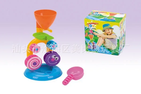 Children Summer Beach Water Toys Box Zhuang Waterwheel Cartoon Waterwheel Bathroom Water Toys