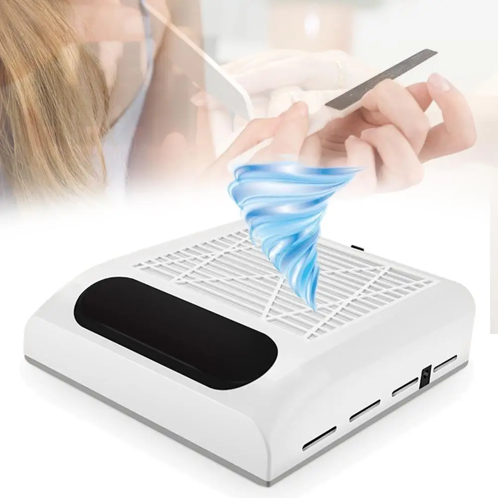 

80W Strong Nail Vacuum Cleaner Art Salon Suction Dust Collector Vacuum Cleaner For Manicure Tool Nail Art Equipment