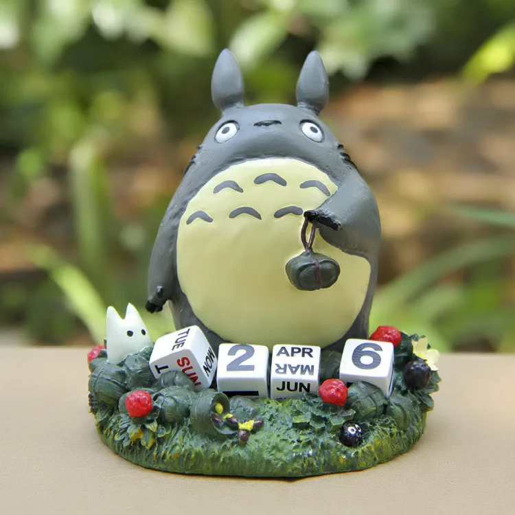 Totoro Doll Studio Ghibli My Neighbor Totoro Bobble Head Action Figure PVC Car Decor Collectible Model Toy For Kid Birthday Gift