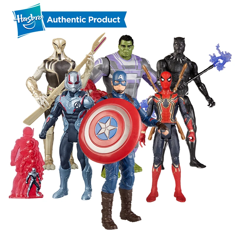 Hasbro Marvel Мстители командный костюм 6 дюймовый Человек паук Железный человек